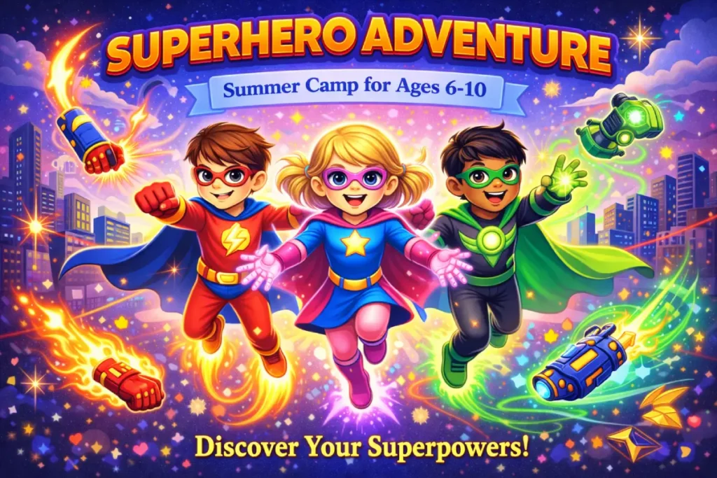 Summer Camp Theme – Superhero Adverture Taryn's Dance | Summer Camp