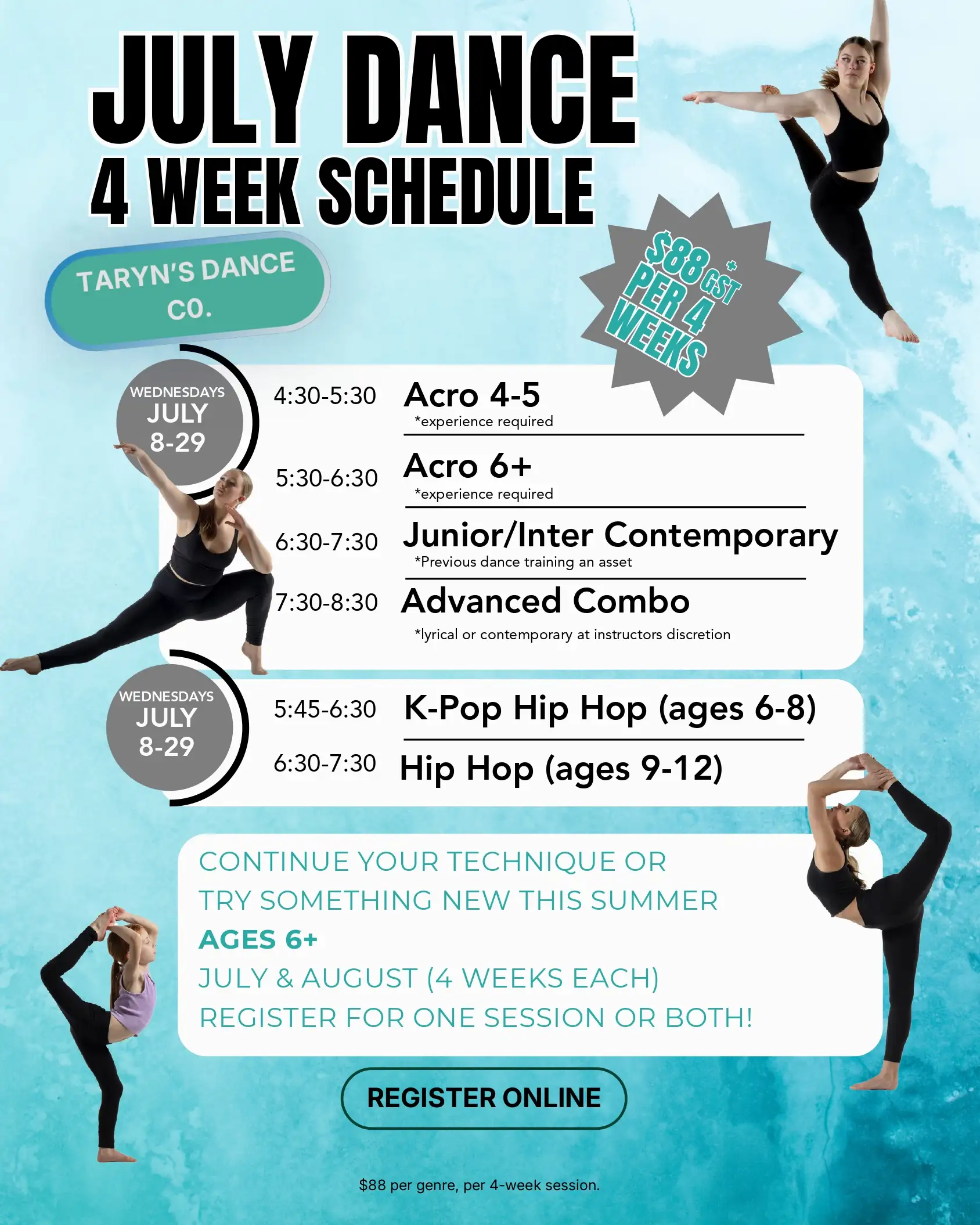 july-dance-schedule-flyer july-dance-schedule-flyer