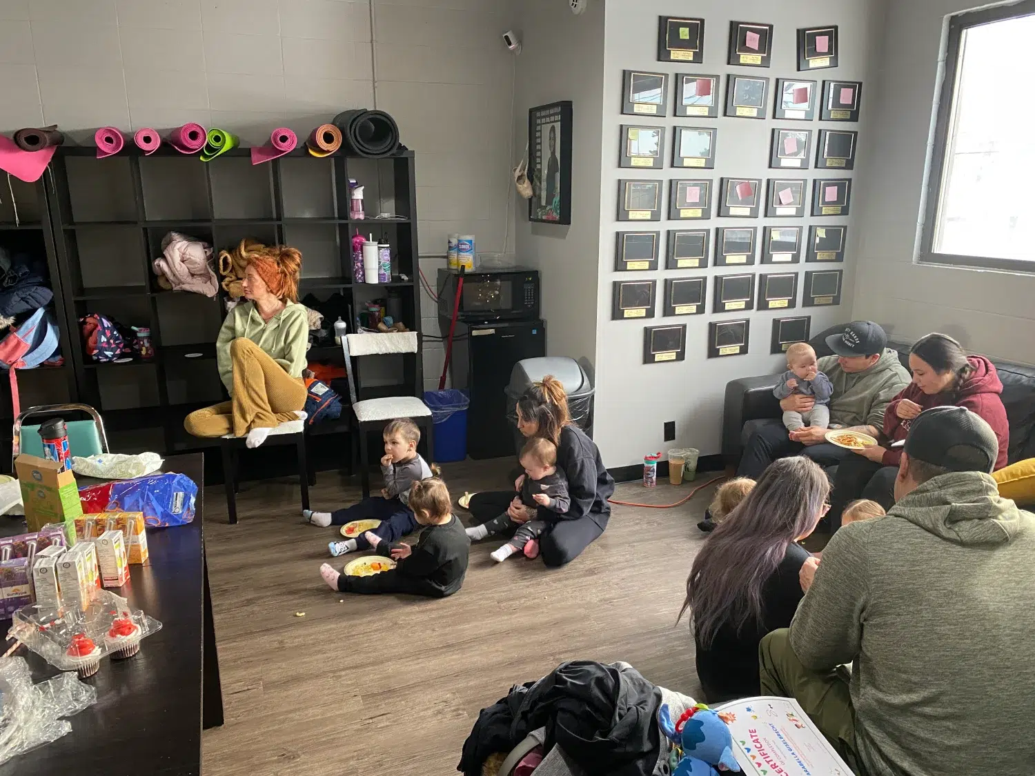 Kids with the adults Kids with the adults